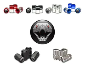 Valve Stem Caps for Trucks Glossy Finish